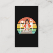 レトロ陶器女窯 名刺 (正面)