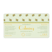 レトロ離れ化粧品DIYスポイトボトルラベル ラベル (正面)