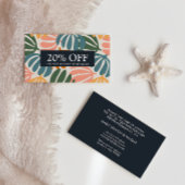 レトロ離れGROOVY植物割引 名刺