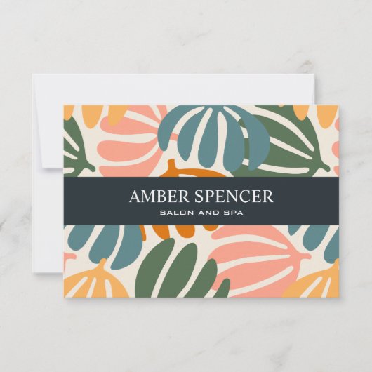 レトロ離れGROOVY BOTANICALギフトガーリーカード (正面)