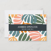 レトロ離れGROOVY BOTANICALギフトガーリーカード (正面)