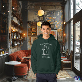 レトロ雪だるまフード付きスウェットシャツ-ヴィンテージハーフトーンホワイト パーカ