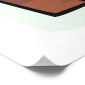 レトロ電子メール受信トレイアイコン漫画スタイル ポスター (角)