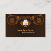 レトロ電子音楽名刺 名刺 (裏面)