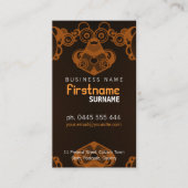 レトロ電子音楽名刺 名刺 (正面)