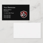 レトロ電気テーマ 名刺 (正面/裏面)