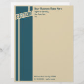 レトロ電気技師 レターヘッド (正面/裏面)