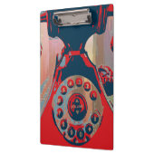 レトロ電話クリップボード クリップボード (左)