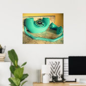 レトロ電話2 ポスター (ホームオフィス)