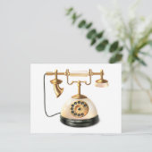 レトロ電話 ポストカード (スタンド正面)