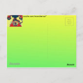 レトロ電話 ポストカード (裏面)