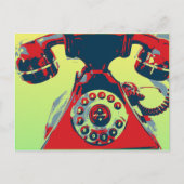 レトロ電話 ポストカード (正面)