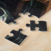 レトロ電話(ロータリダイヤル付き)、ヴィンテージ業 ジグソーパズル (側面)