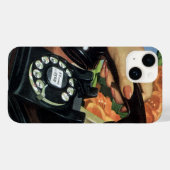 レトロ電話(ロータリダイヤル付き)、ヴィンテージ業 Case-Mate iPhoneケース (裏面 (横))