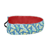 レトロ青い花 アスレチックヘッドバンド (左)