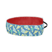 レトロ青い花 アスレチックヘッドバンド (右)