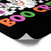 レトロ静脈切開術BooクルーPhlebotomistハロウィーンC ポスター (角)