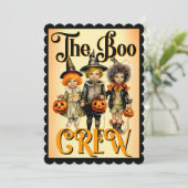 レトロ面白いハロウィンカード サンキューカード (スタンド正面)