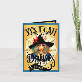 レトロ面白いハロウィンカード サンキューカード