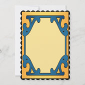 レトロ面白いハロウィンカード サンキューカード (裏面)