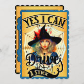 レトロ面白いハロウィンカード サンキューカード (正面/裏面)