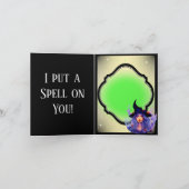 レトロ面白いハロウィンカード サンキューカード (内部)