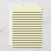 レトロ面白いハロウィンカード ノートカード (裏面)