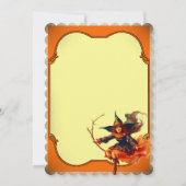 レトロ面白いハロウィンカード ノートカード (裏面)