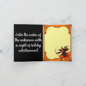 レトロ面白いハロウィンカード ノートカード (内部)