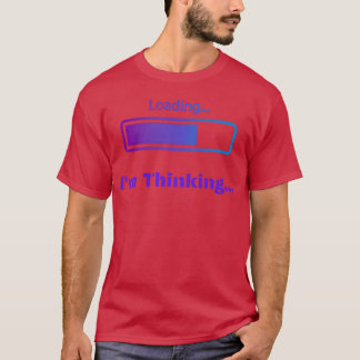 レトロ面白い引用文読み込み中 Tシャツ
