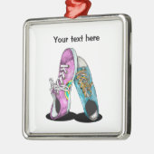 レトロ靴 メタルオーナメント (左)