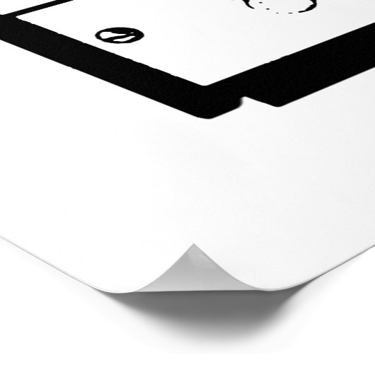 レトロ音声 ポスター (角)