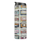 レトロ音楽カセット:懐かしいアイコン タンブラー (回転右)