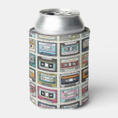 レトロ音楽カセット:懐かしいアイコン 缶クーラー (缶正面)