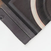 レトロ音楽スピーカーウォールデザイン フリースブランケット (角)