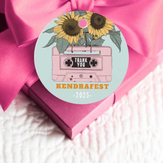 レトロ音楽フェスティバルダンスパーティー フェイバータグ