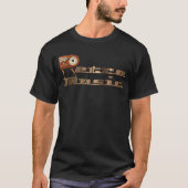 レトロ音楽ミニオントラック帽 Tシャツ (正面)