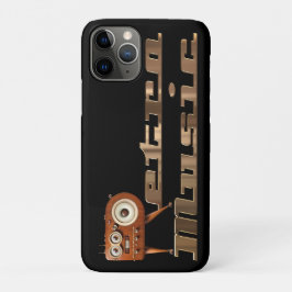 レトロ音楽ミニオン iPhone 11 PROケース
