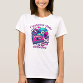 レトロ音楽好き  Tシャツ (正面)