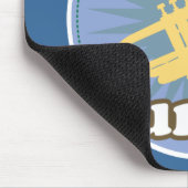 レトロ音楽態度のトランペットのギフト マウスパッド (コーナー)