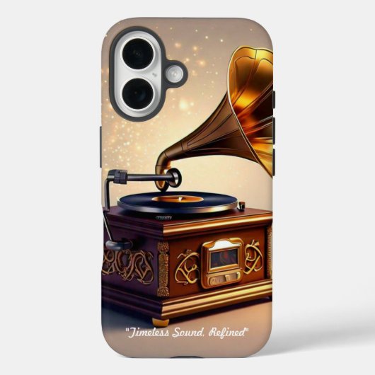 「レトロ音楽魔法」 Case-Mate iPhoneケース (裏面)