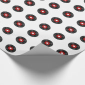 レトロ音楽45記録 ラッピングペーパー (角)