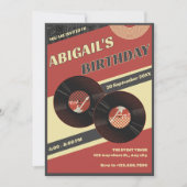 レトロ音楽 招待状 (正面)