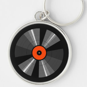 レトロ音楽LPレコードKeychain キーホルダー