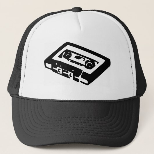 レトロ音楽Tシャツ キャップ (正面)