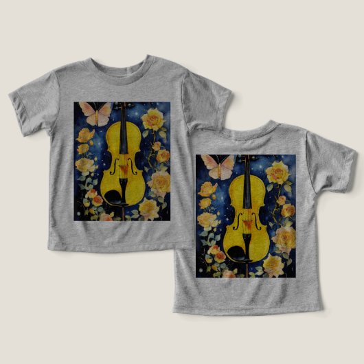 レトロ音楽Tシャツ – 音楽愛好家に最適 (デザイン正面&裏面)