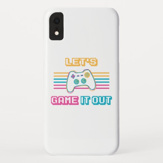 レトロ風でゲームを楽しもう Case-Mate iPhoneケース (裏面)