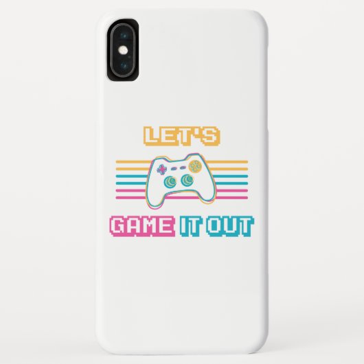 レトロ風でゲームを楽しもう Case-Mate iPhoneケース (裏面)
