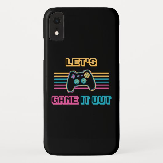 レトロ風でゲームを楽しもう Case-Mate iPhoneケース (裏面)