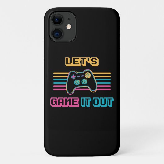 レトロ風でゲームを楽しもう Case-Mate iPhoneケース (裏面)